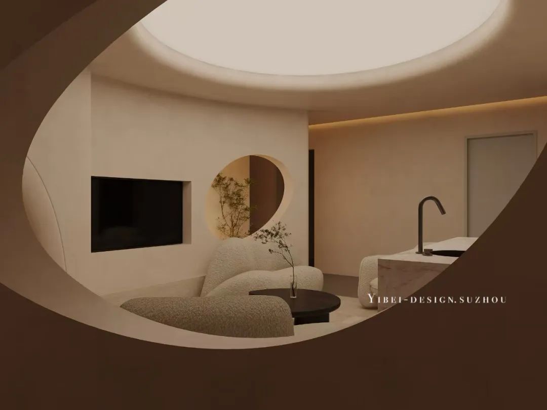 侘寂美学重塑美肤体验丨商业空间设计丨YIBEI DESIGN SUZHOU-3