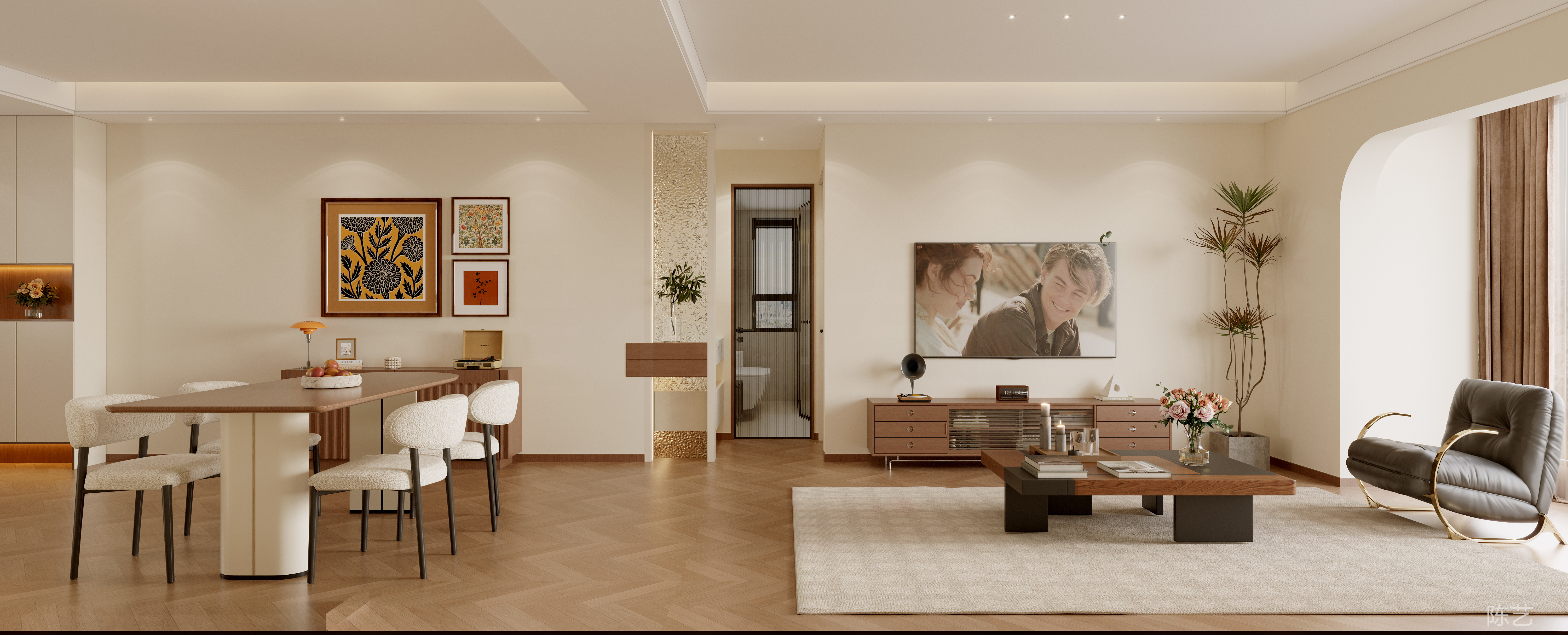 奶油风装修｜高级感与温馨感双拿捏-3