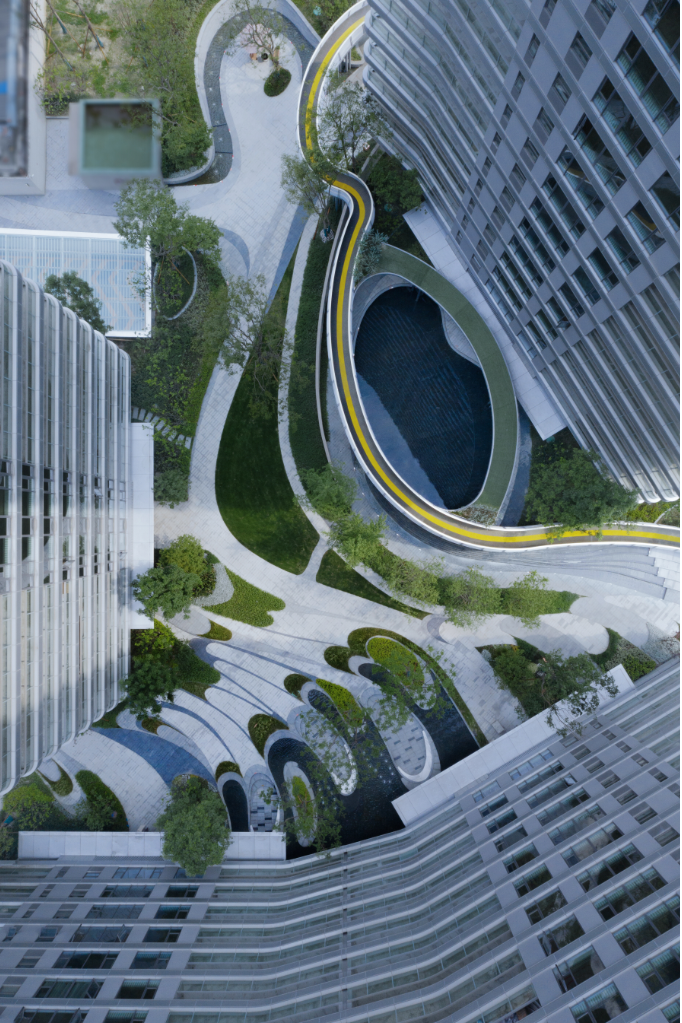 中国铁建西派浣花 | 行云流水书法景观的现代演绎-4