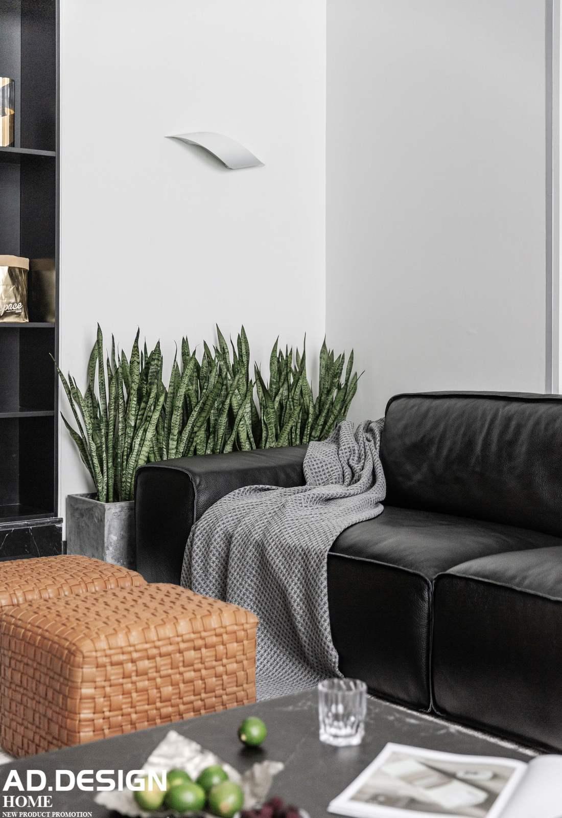 黑白灰复式别墅,开放大气的现代家居设计-11