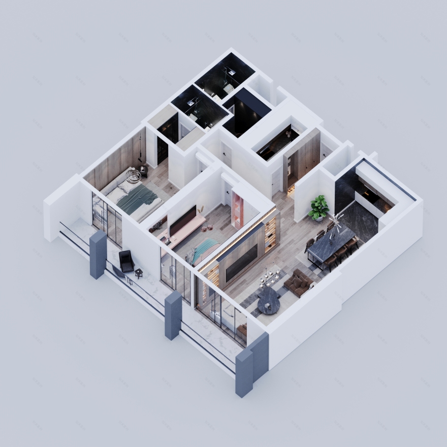 平面室内设计丨Arsa Group-22