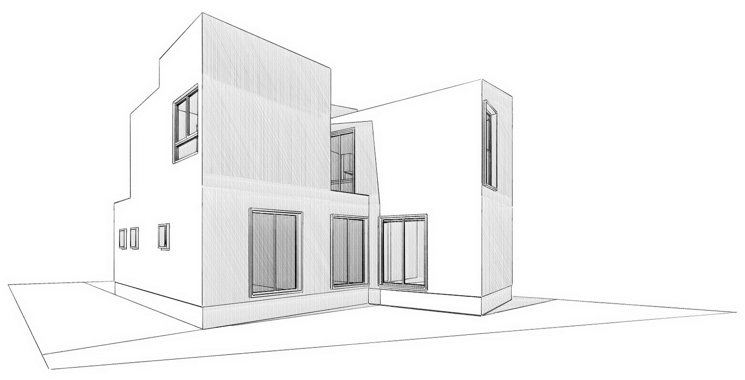 日本宝冢 Nomura24 别墅——白色木质结构与多边形空间之美-43