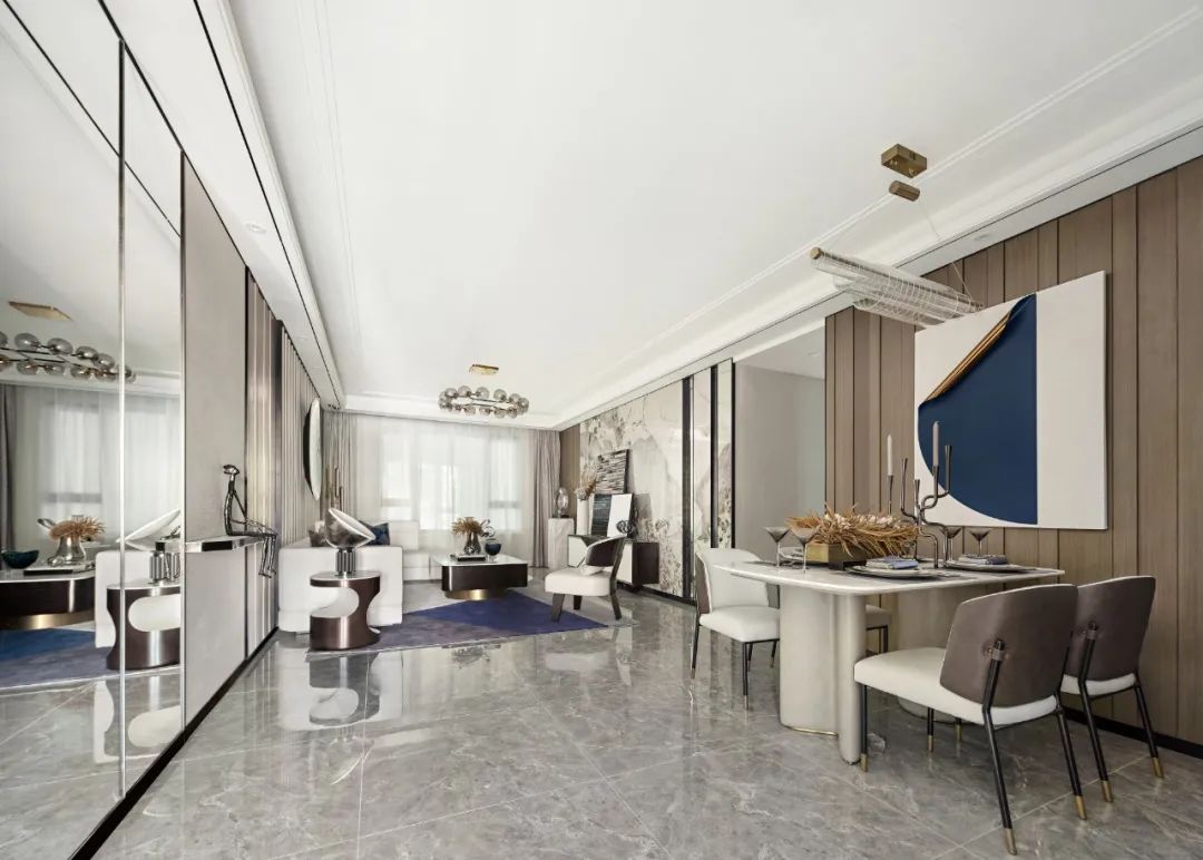 哈尔滨中海天誉样板间 | 现代时尚的灵动空间-9