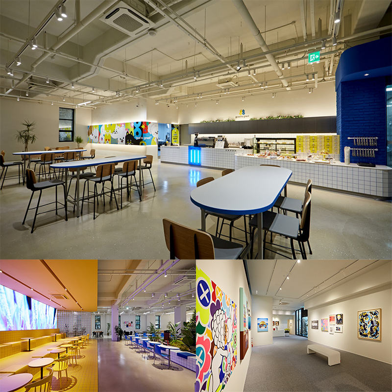 炫彩 GG 咖啡厅 | 视觉冲击与空间利用的完美结合-1