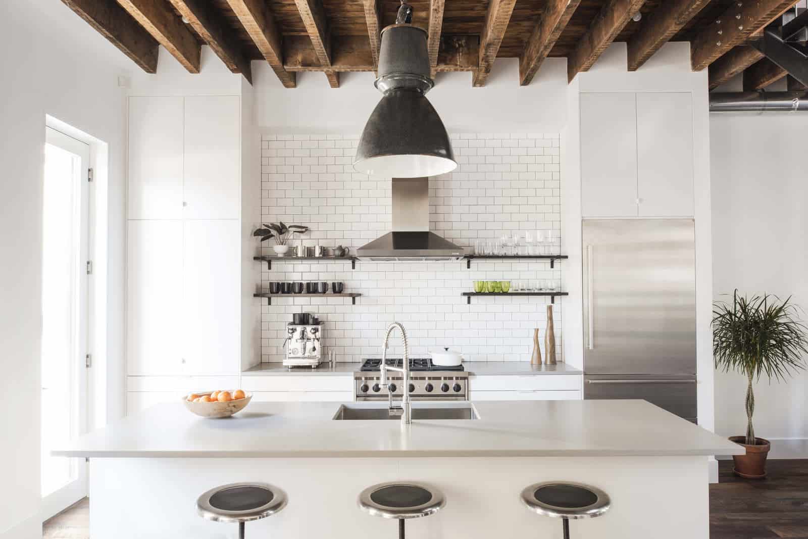 Contemporary townhouse in New York features loft-like aesthetic-3