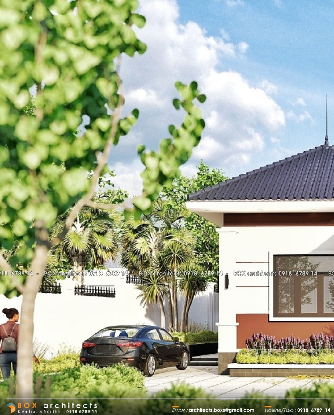 现代日式斜顶房屋·四级房屋-5