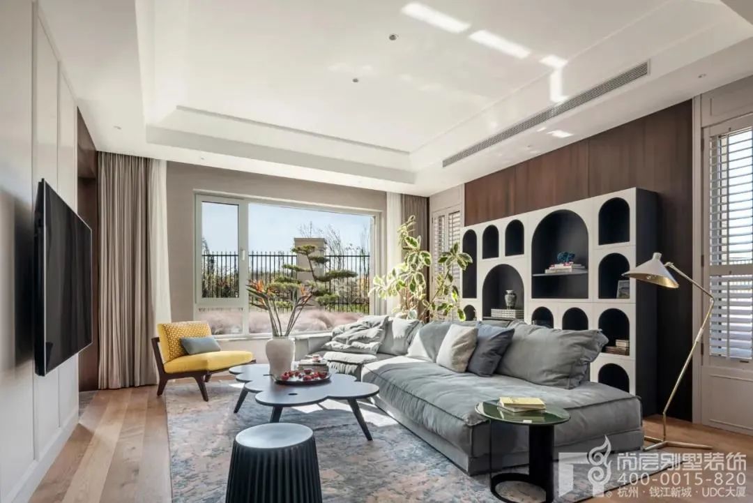 现代简约绿洲之家丨尚层别墅装饰-6