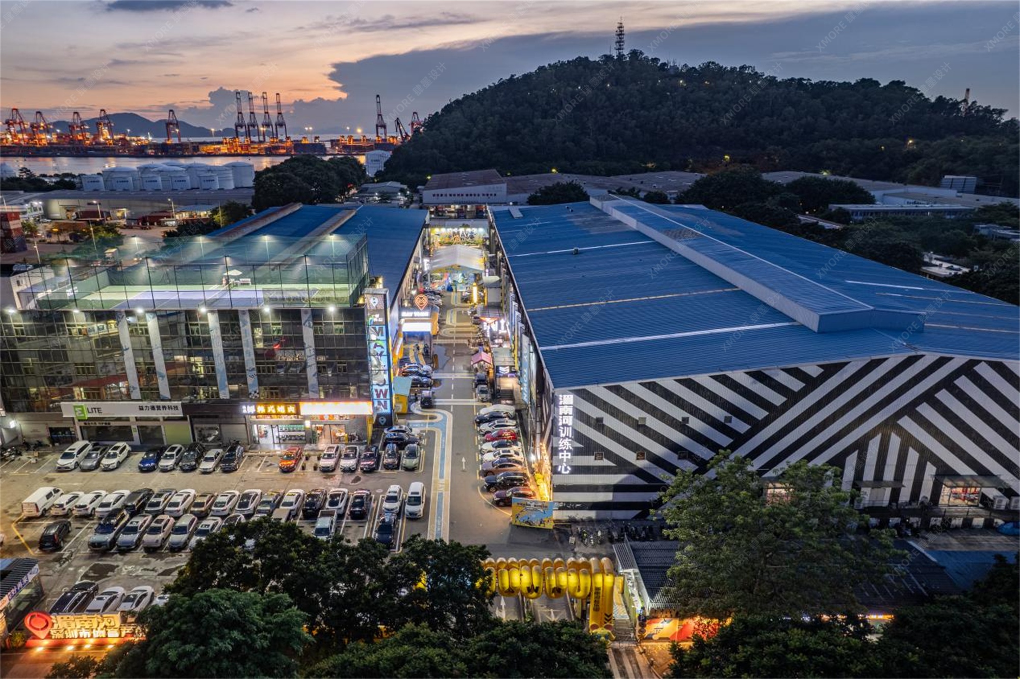 深圳湄南河商业街区美陈设计丨中国深圳丨肆墨商业街区美陈设计公司-13