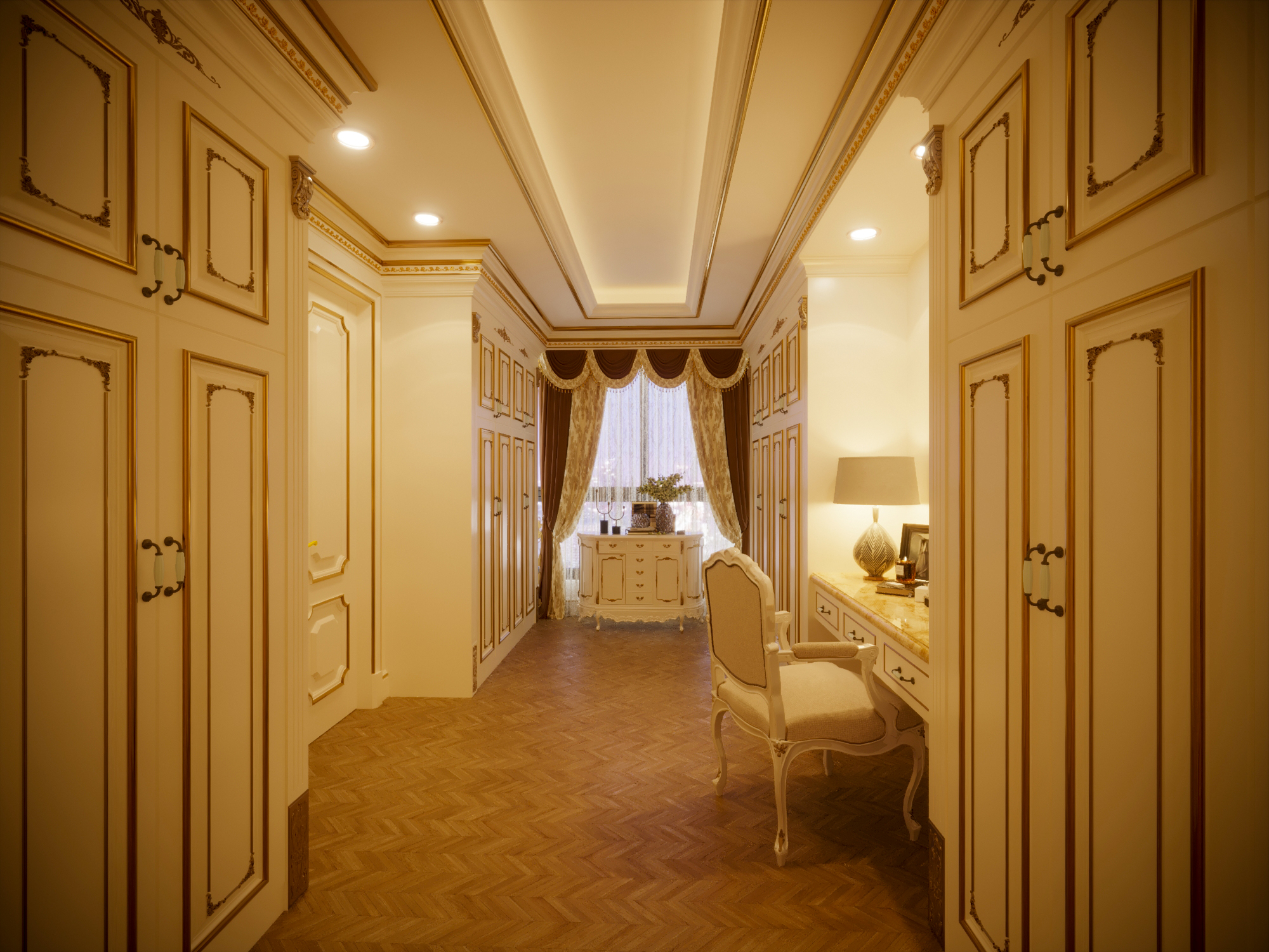 3D Classic Master BedRoom-6