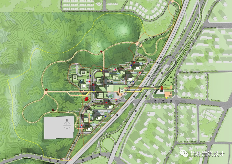 深圳建筑产业生态智谷总部基地一期城市设计丨中国深圳丨梵朴(深圳)建筑设计有限公司-98