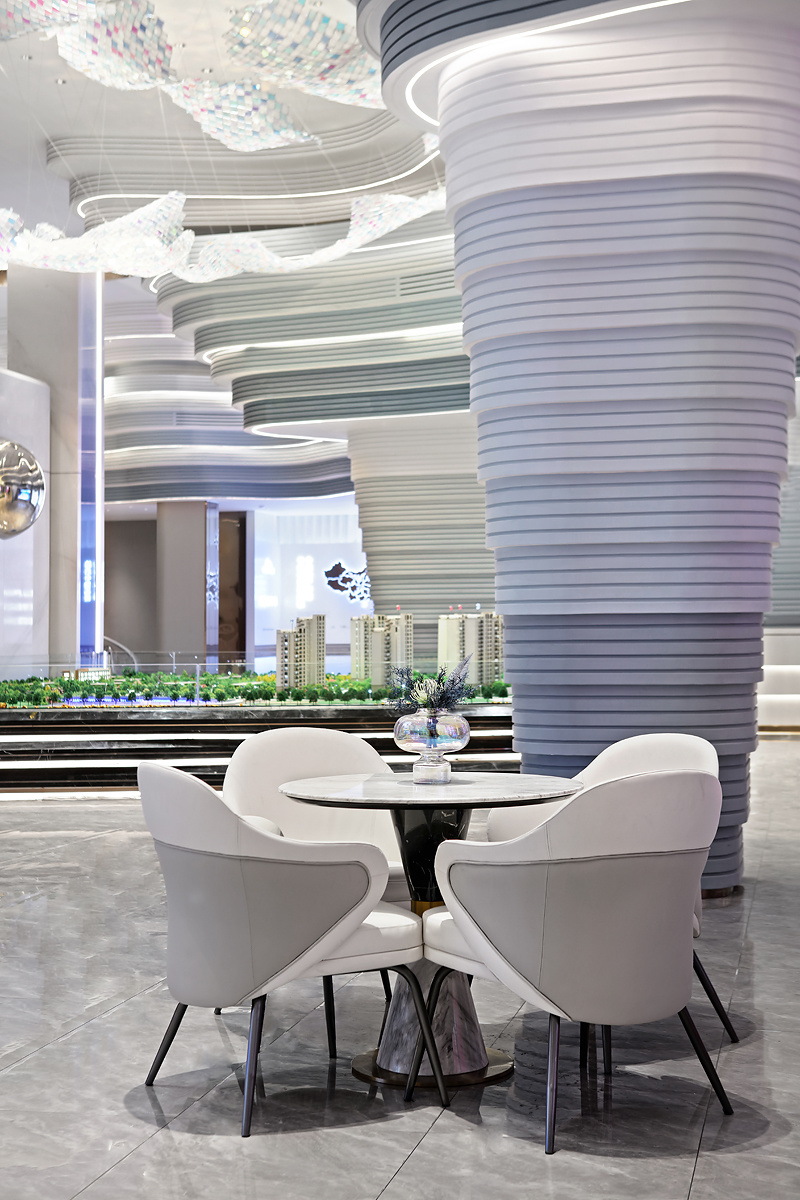 马鞍山中梁时代江来售楼处——自然意象与现代艺术的完美融合-10