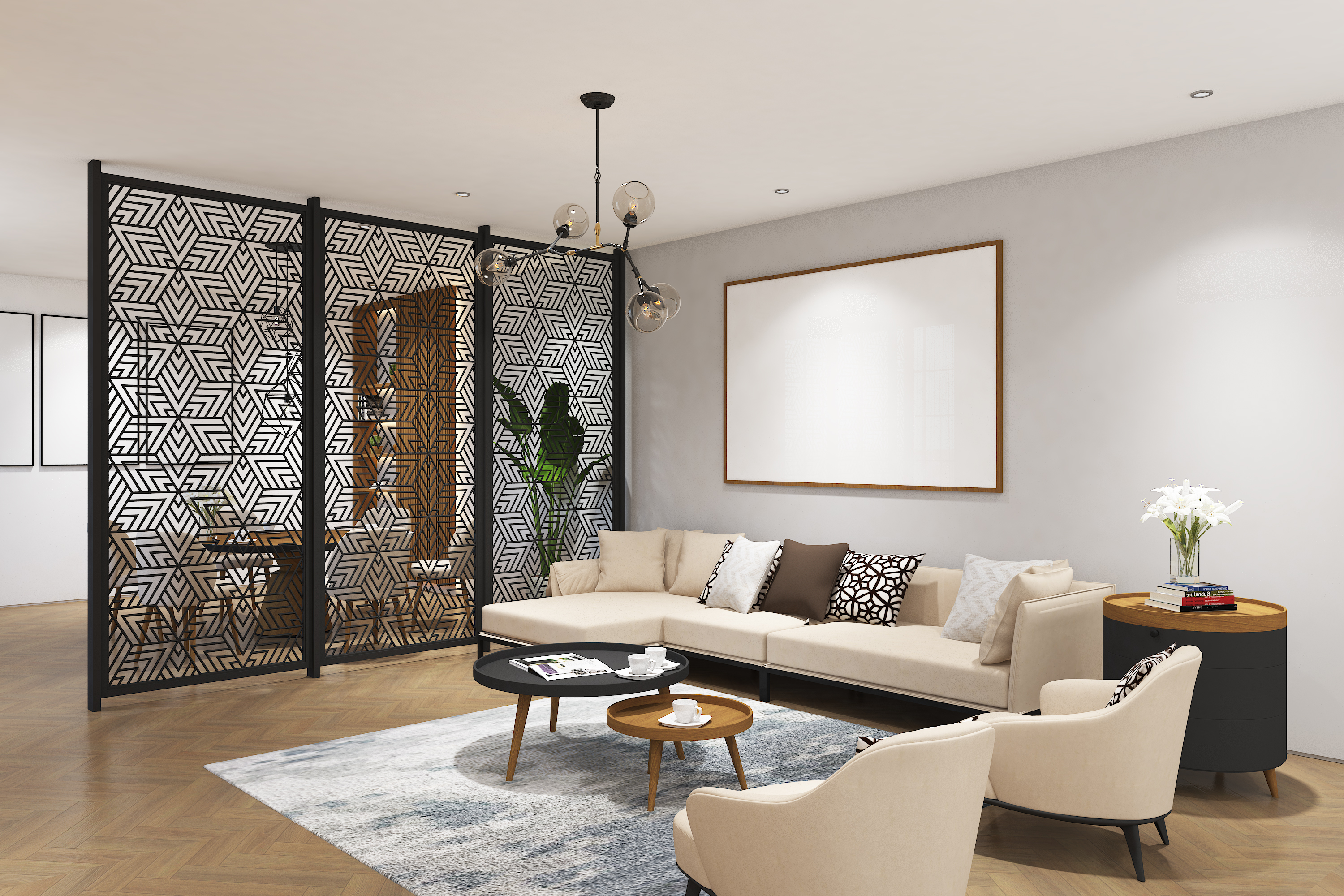 Scandinavian - living dining-2