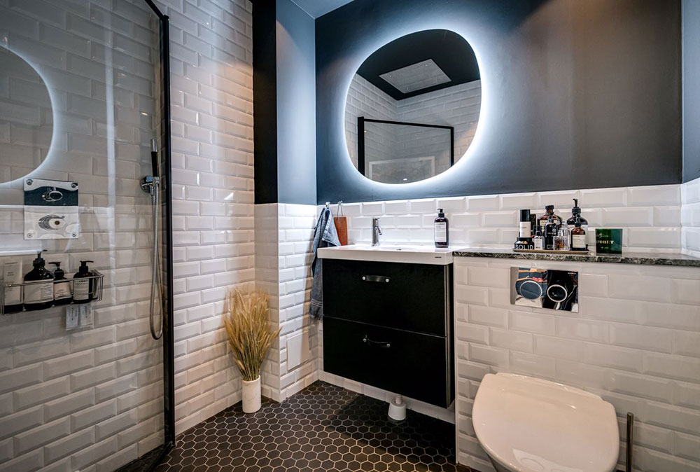 瑞典 73 平米公寓的色彩艺术-20