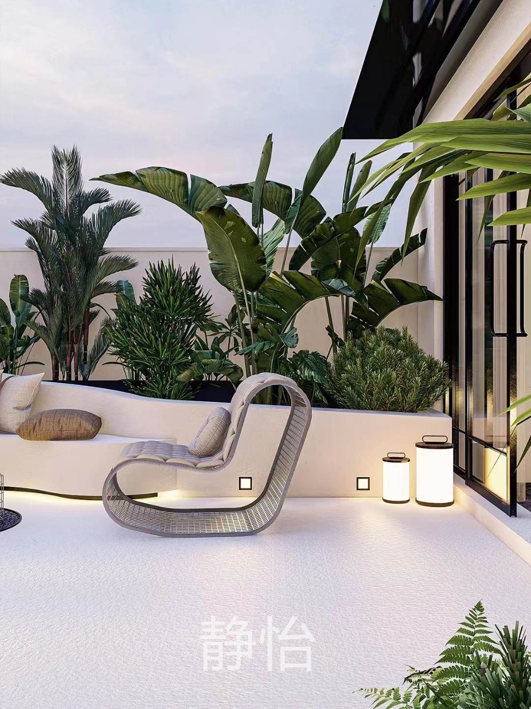 室外露台花园——生活需要一些热爱和行动-1