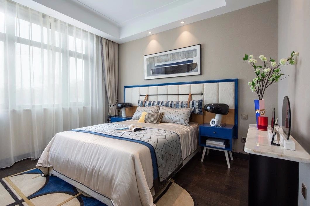 【元禾大千软装新作】220㎡“中国红”东方摩登别墅样板间设计方案-36