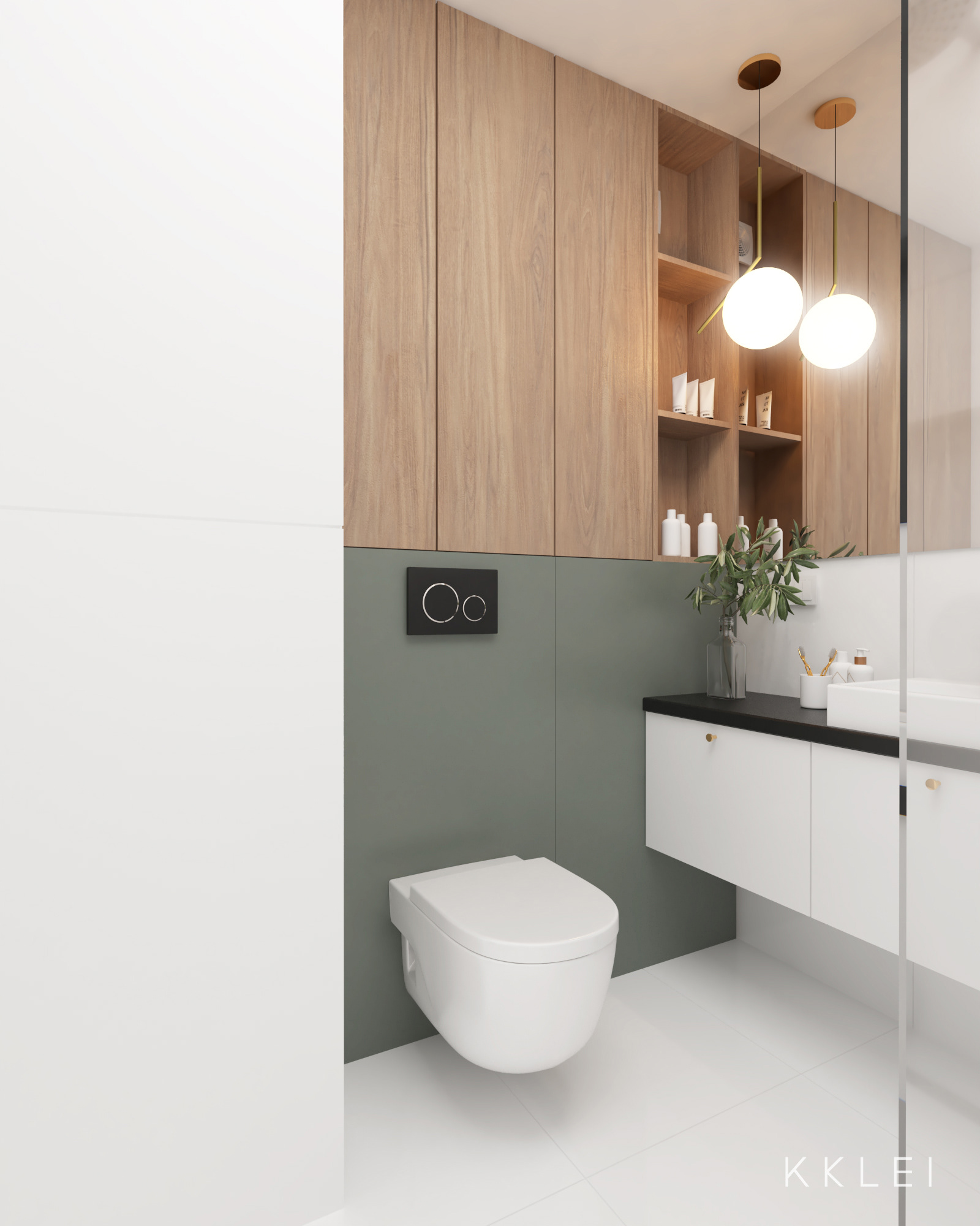 Stacja Gocławek 43 平米住宅室内设计项目丨波兰华沙-11