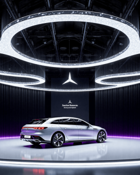 AI汽车展台汽车展会设计