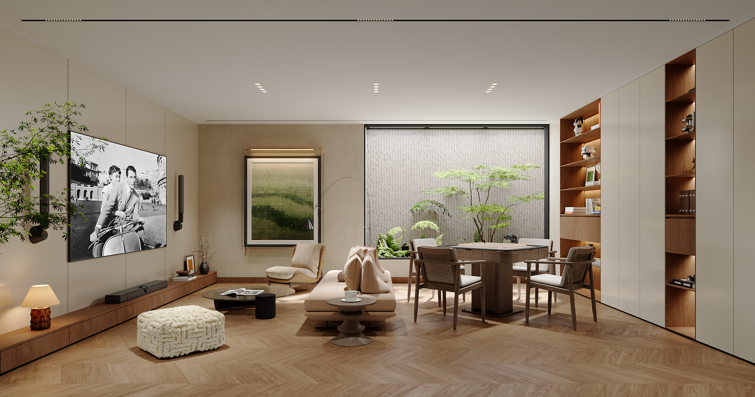 现代原木风效果表现-0