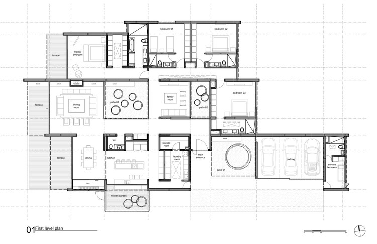 40 岁卡萨 · 与自然共生的单一层次住宅-9