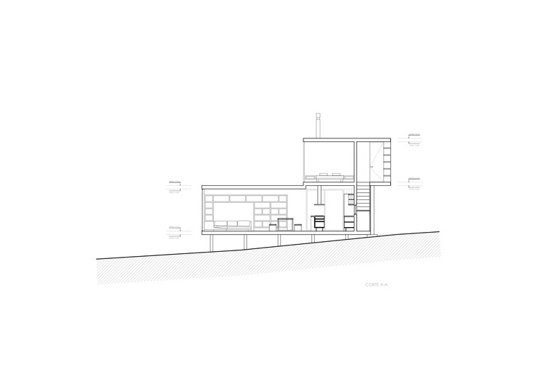 智利马坦萨斯 Harfagar House | 木结构与梯田的完美融合-15