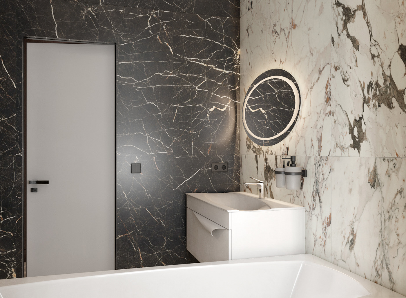 莫斯科100㎡住宅设计 永恒的经典！-13