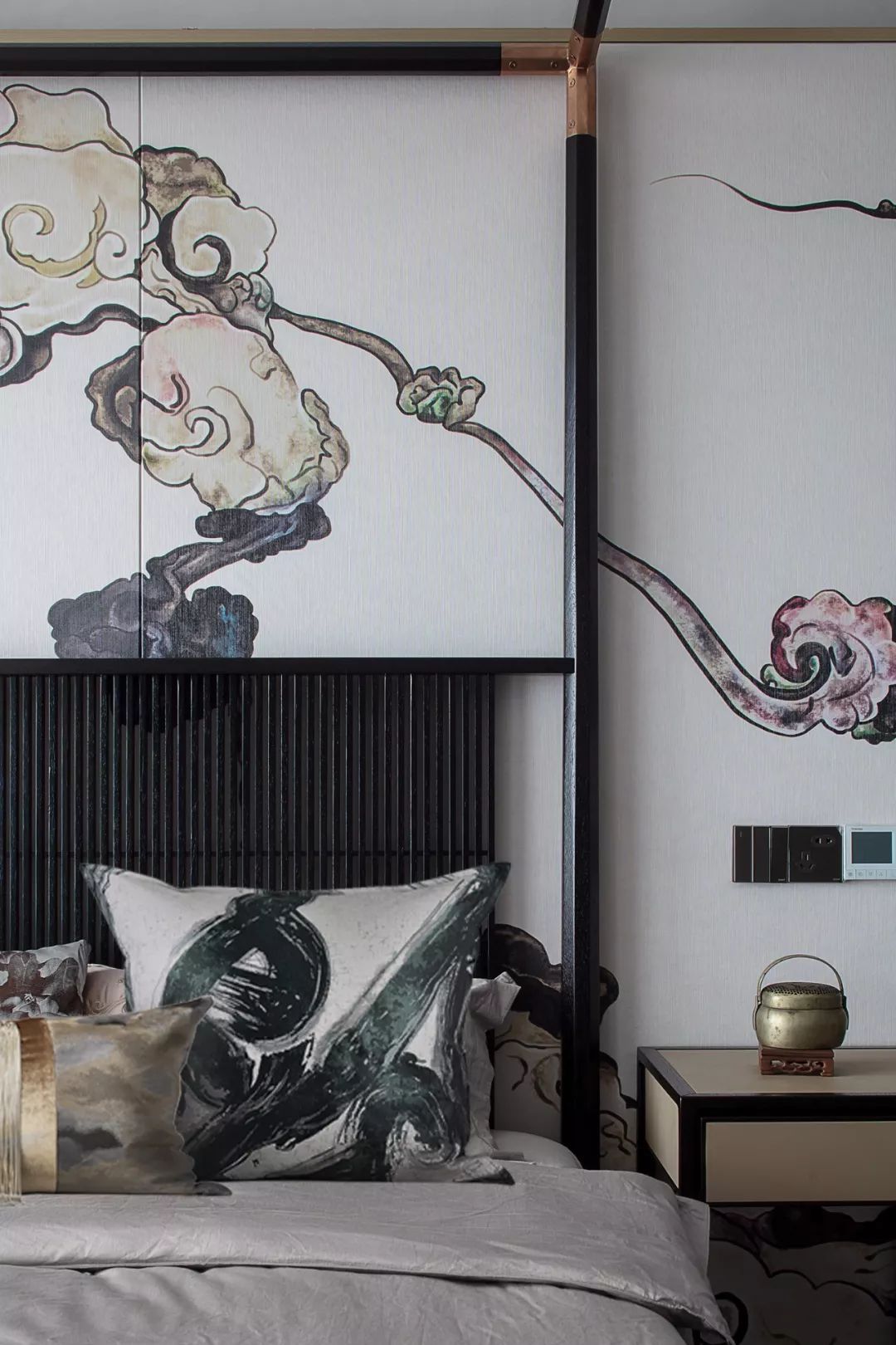 绍兴翡翠园 400㎡中式空间,古韵石韵共融,打造品质生活-37