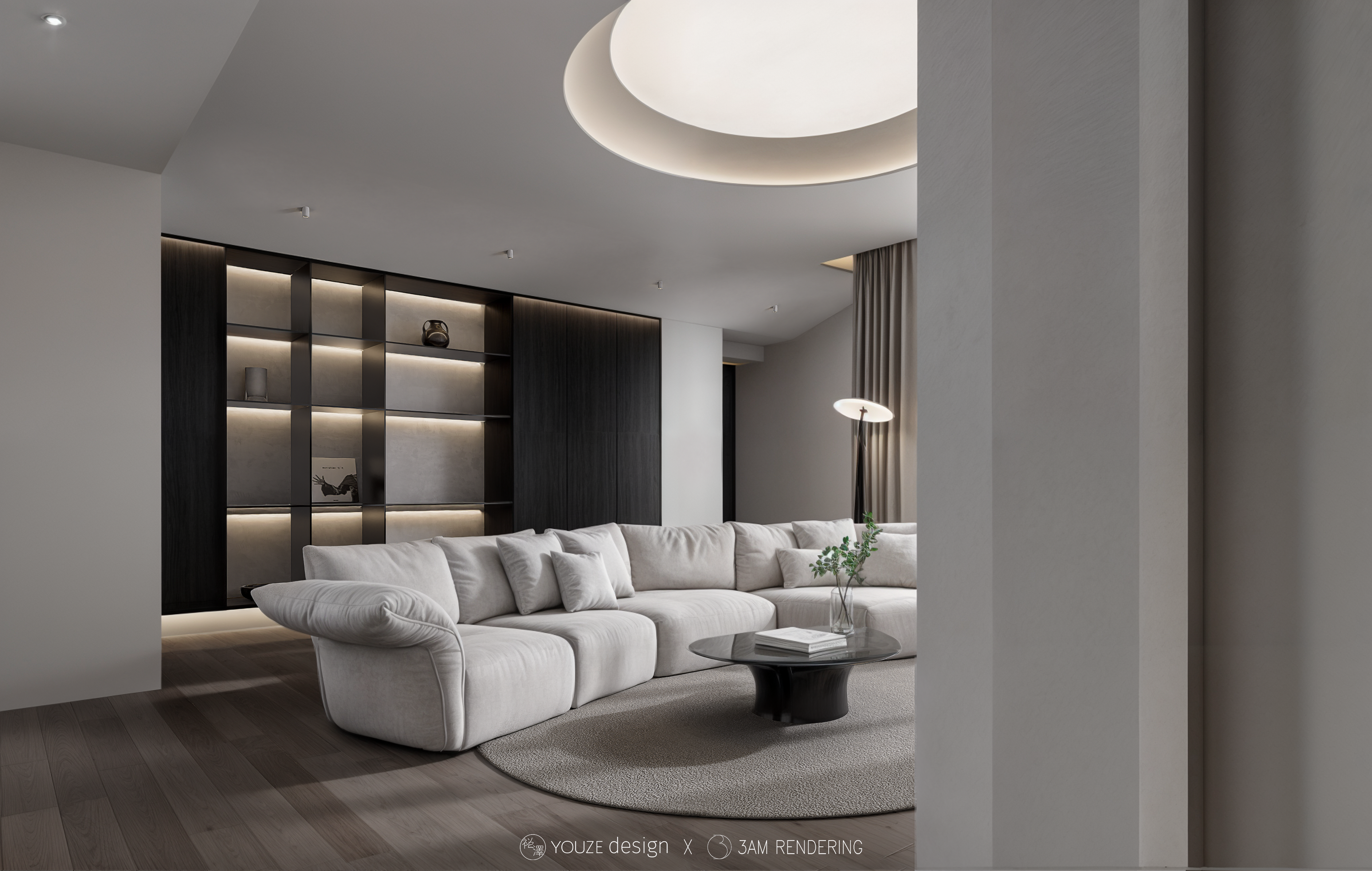 渲染项目 现代风格丨中国台湾丨3AM-7