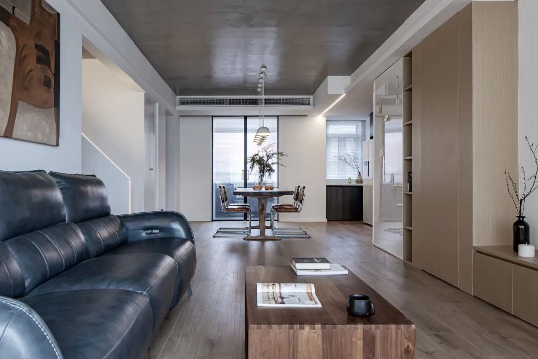 水泥漆+原木，感受极简的温度 | 吾索设计-12