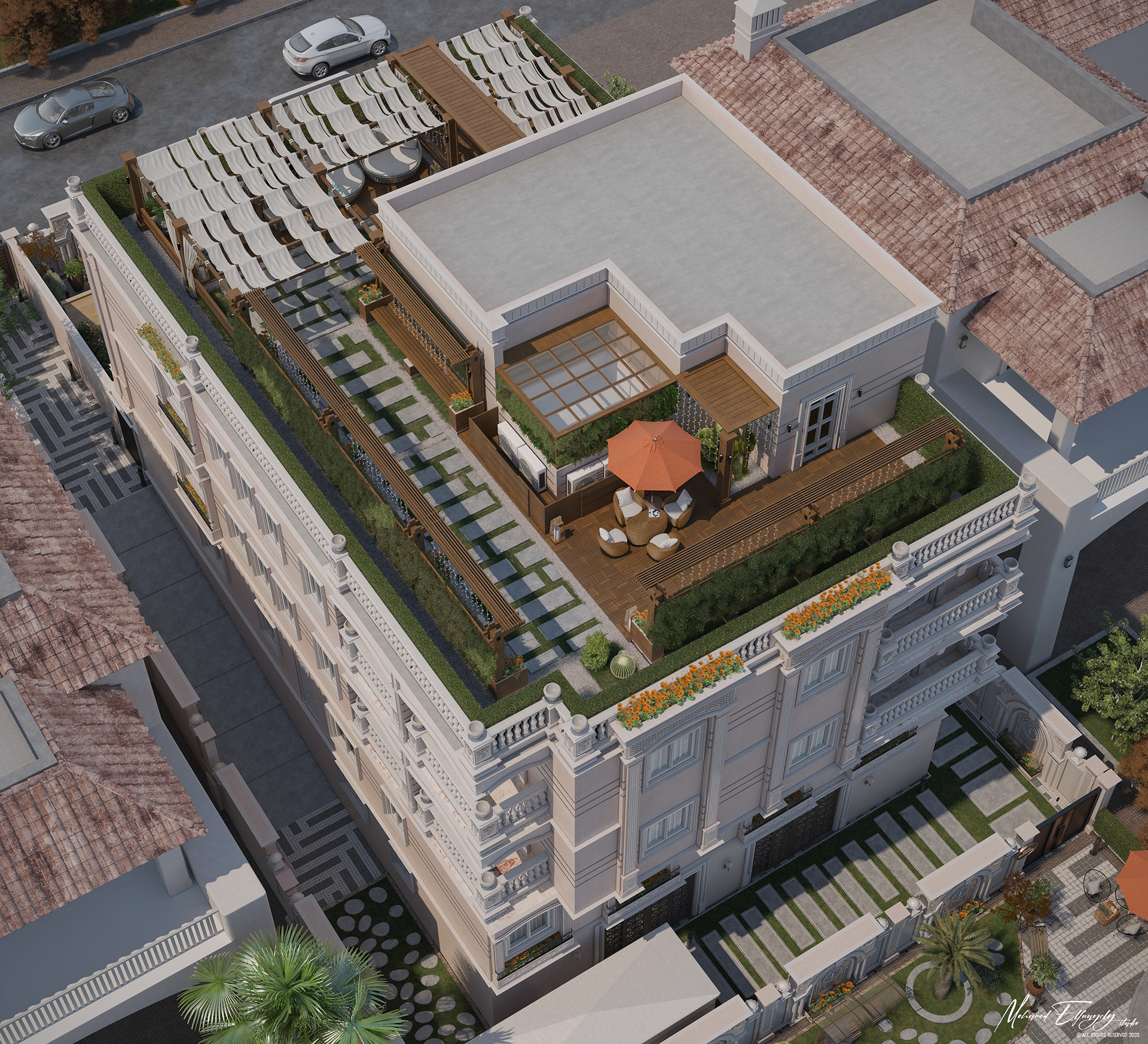 别墅屋顶设计丨me-5