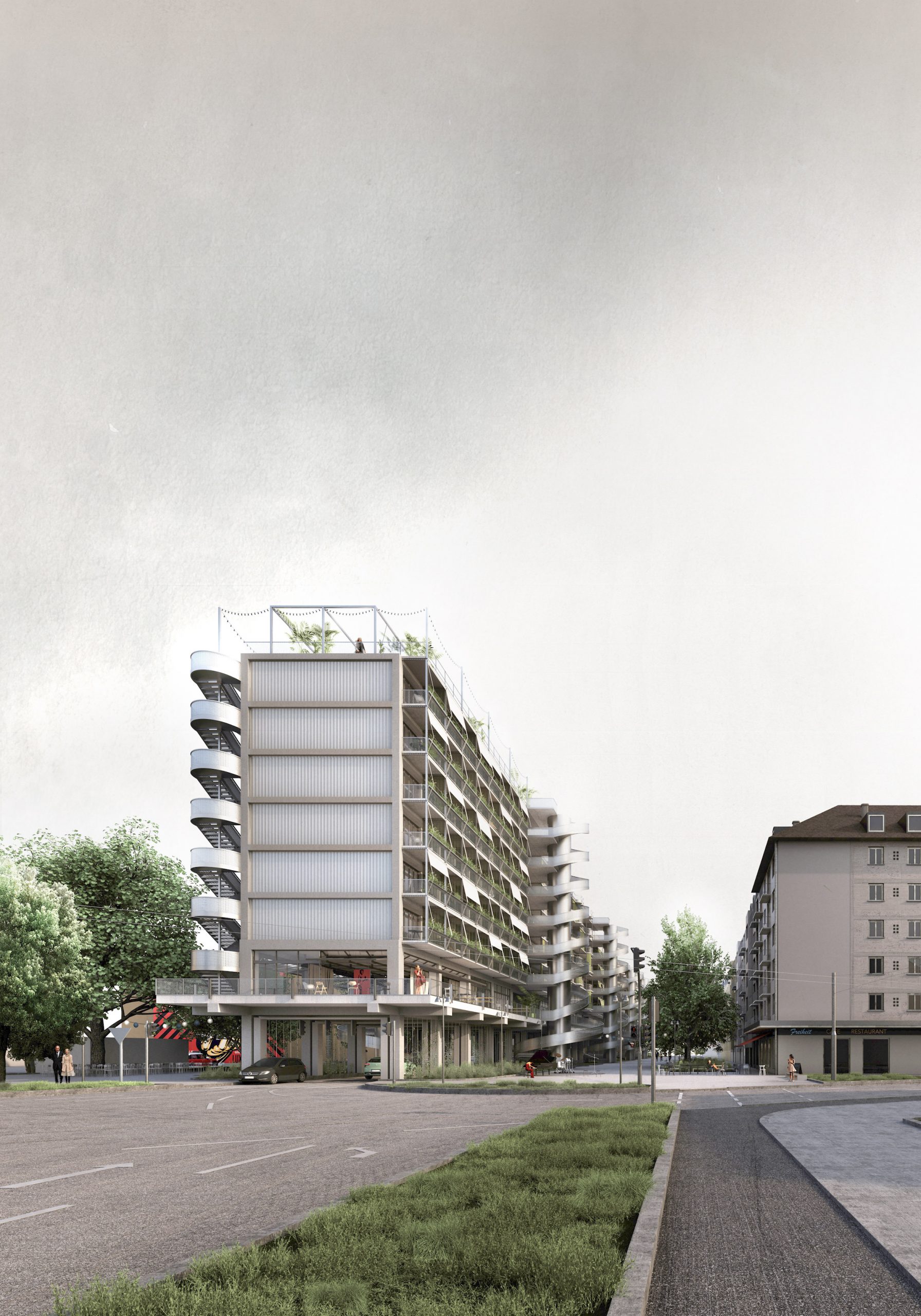 慕尼黑技术大学建筑学生探索废旧建筑再利用-50