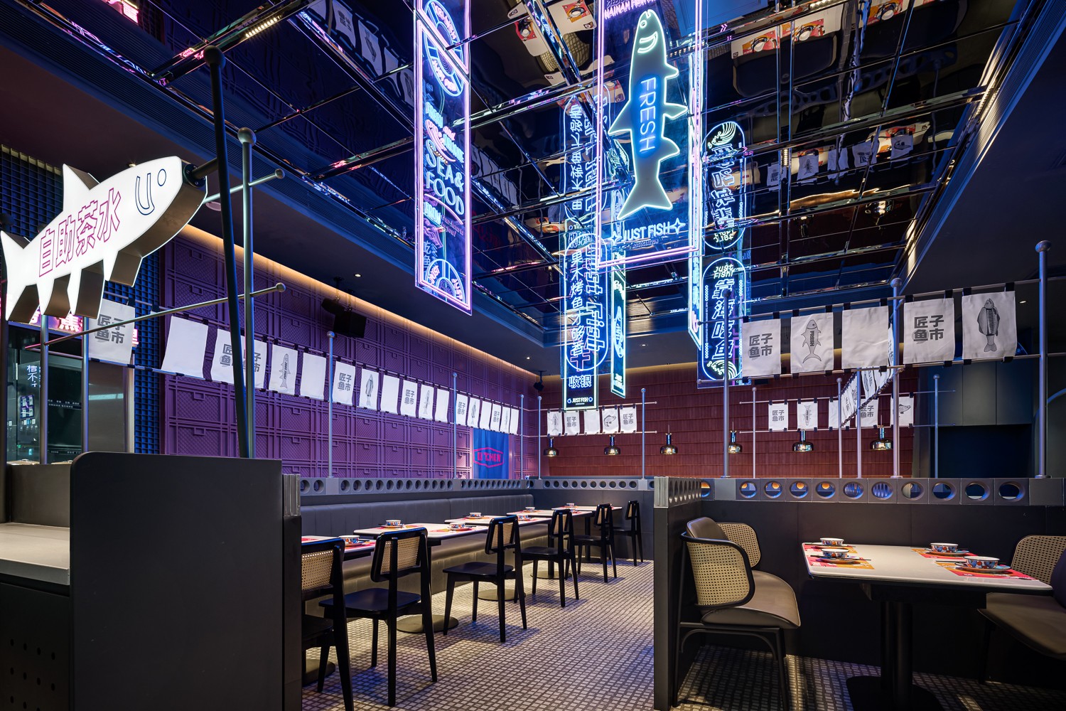 匠子烤鱼品牌空间设计丨艺鼎装饰设计-26