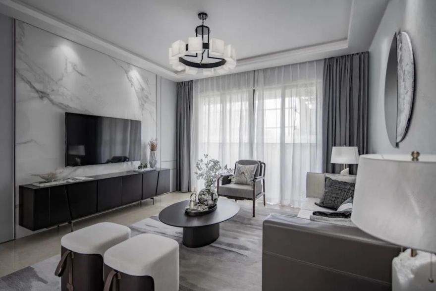 中山海畔山豪庭样板间-8