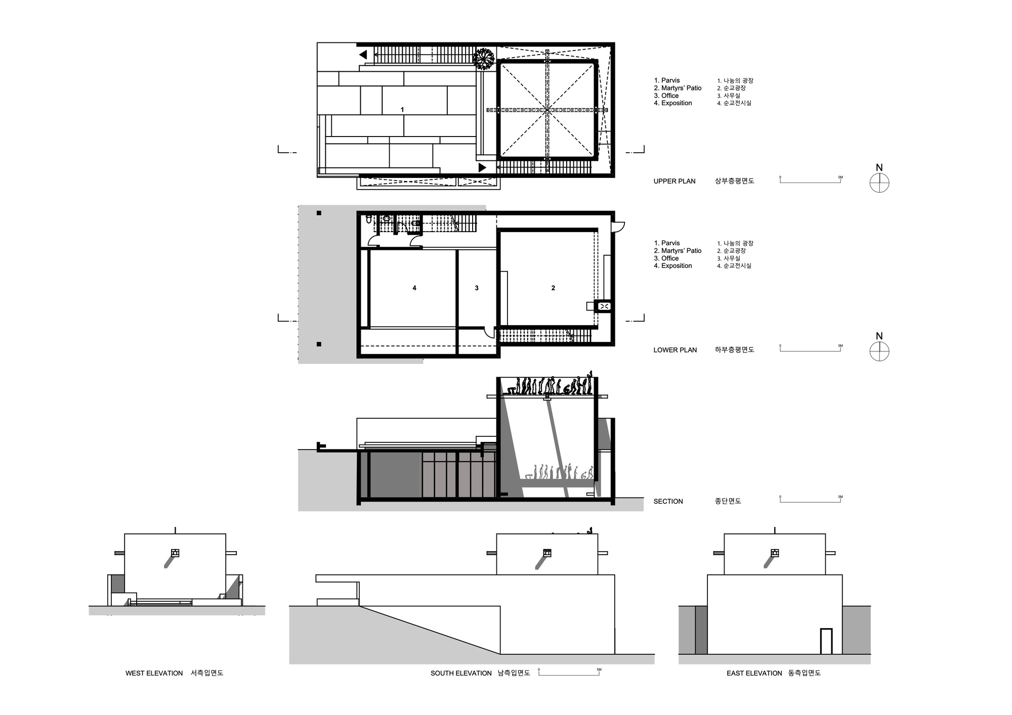 万顷教会殉道者纪念馆丨韩国金堤市丨AEV Architectures,TONN architects-15