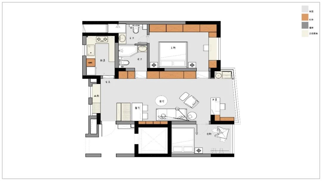 70 平两居变两卫,北欧风清新收纳空间设计-18