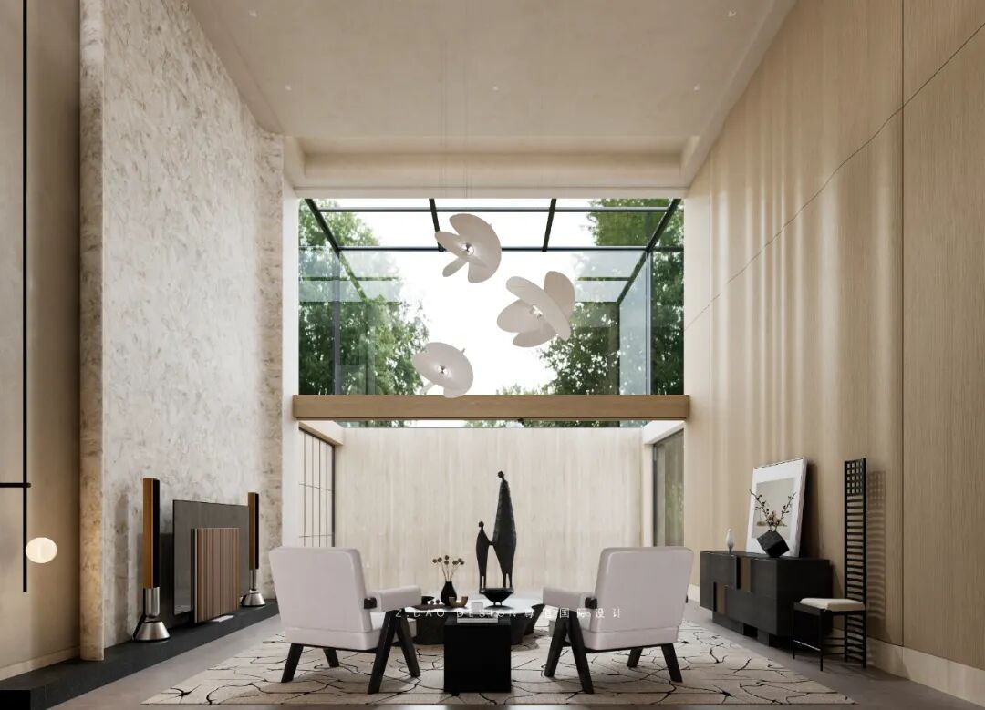 尊道新作|合肥『文一·塘溪津门』1000㎡折衷主义别墅，专治豪宅审美疲劳。-163