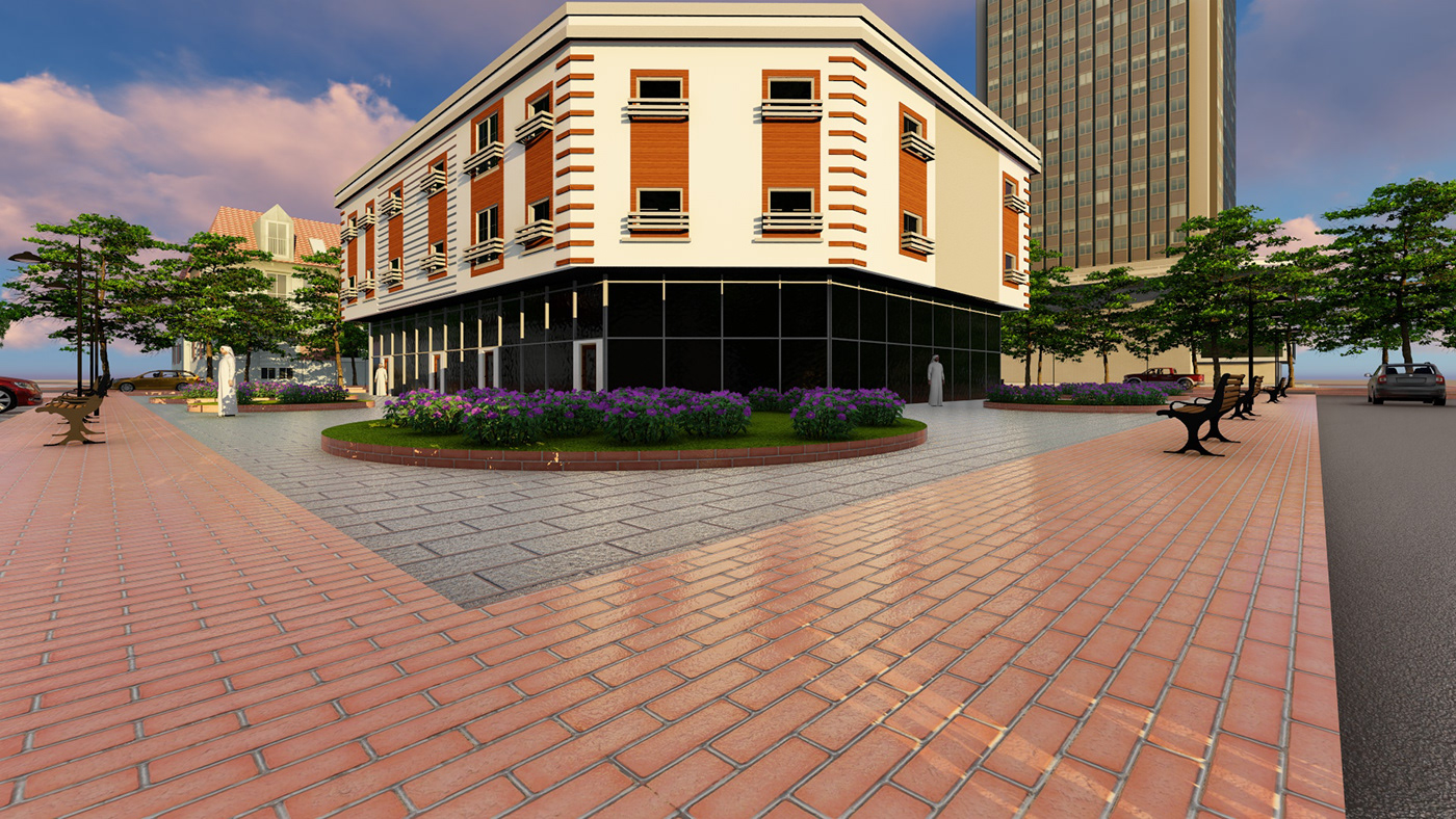 Residential commercial building.-4