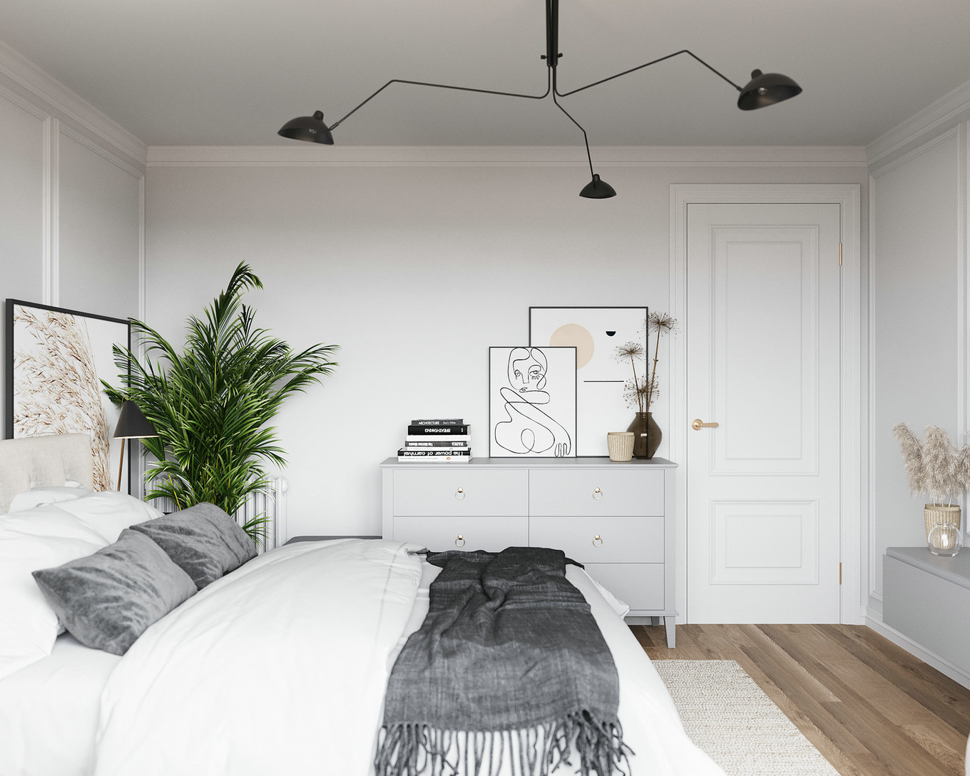 极简北欧 x 波西米亚 | 浪漫优雅的空间艺术-16