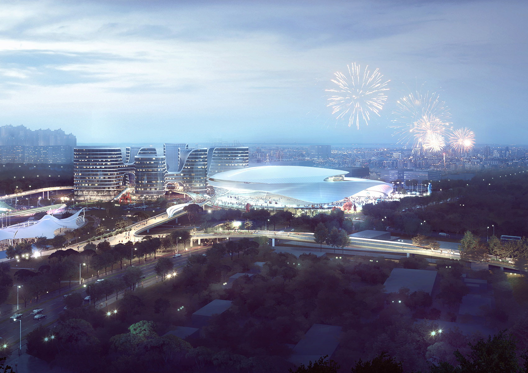 曲江竞技中心丨中国西安丨Aedas-43