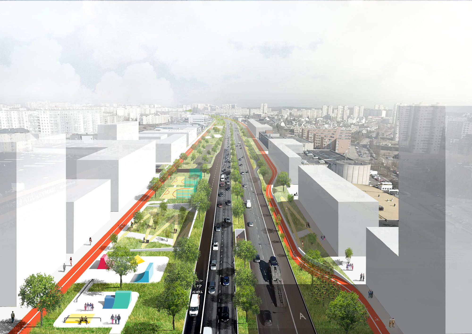 Ukmergės街道及公共区域愿景规划丨立陶宛维尔纽斯-14