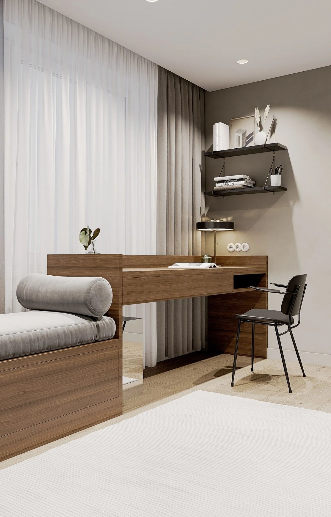 31㎡纯净白色系小户型设计丨Anastasia Ershova-15