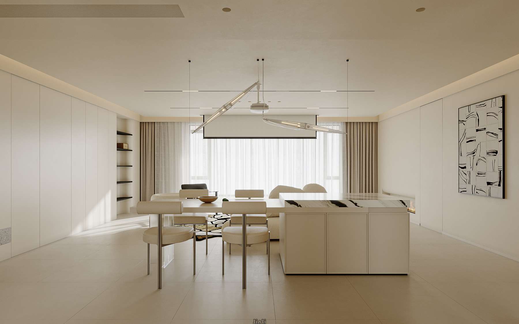 奶油风家装效果～-4