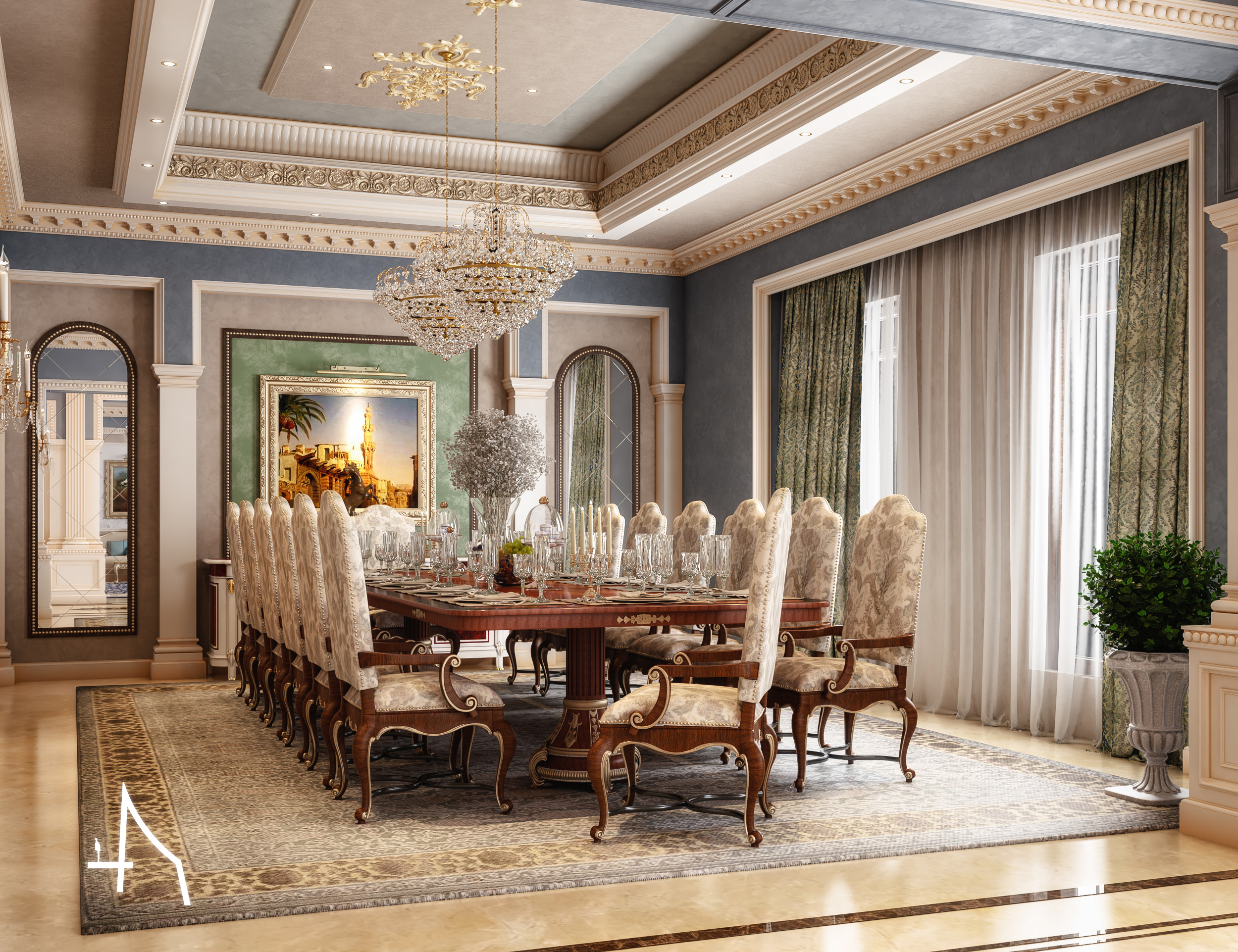 复古经典宫殿丨阿联酋阿布扎比-10