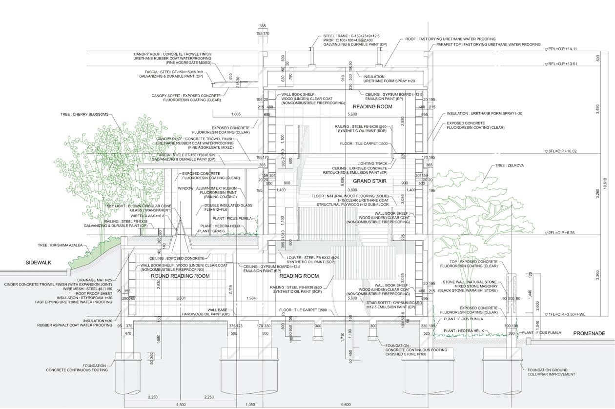 大阪赤鼻岛儿童图书馆丨日本大阪丨安藤忠雄-17