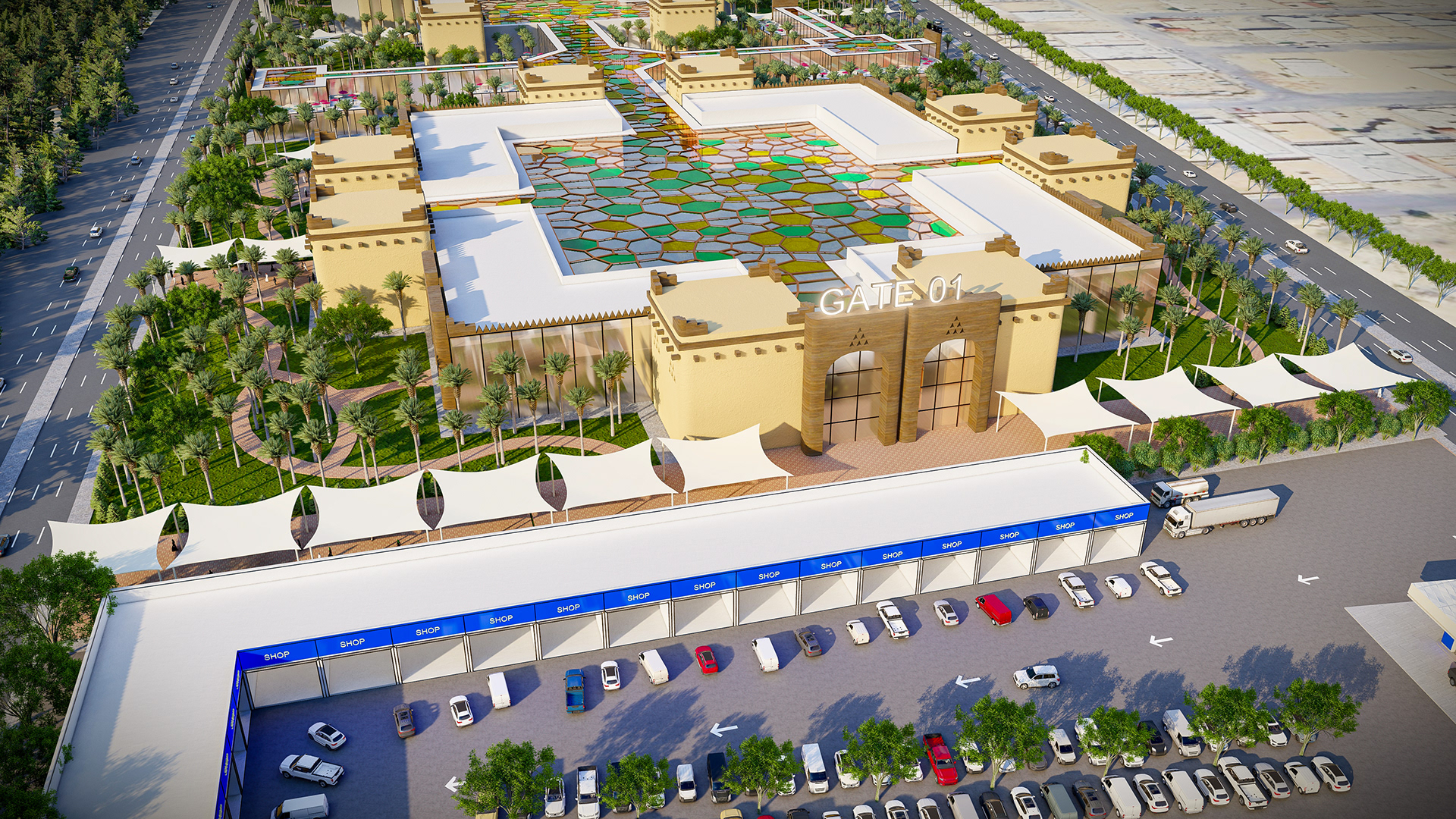 Commercial complex and fuel station project-14