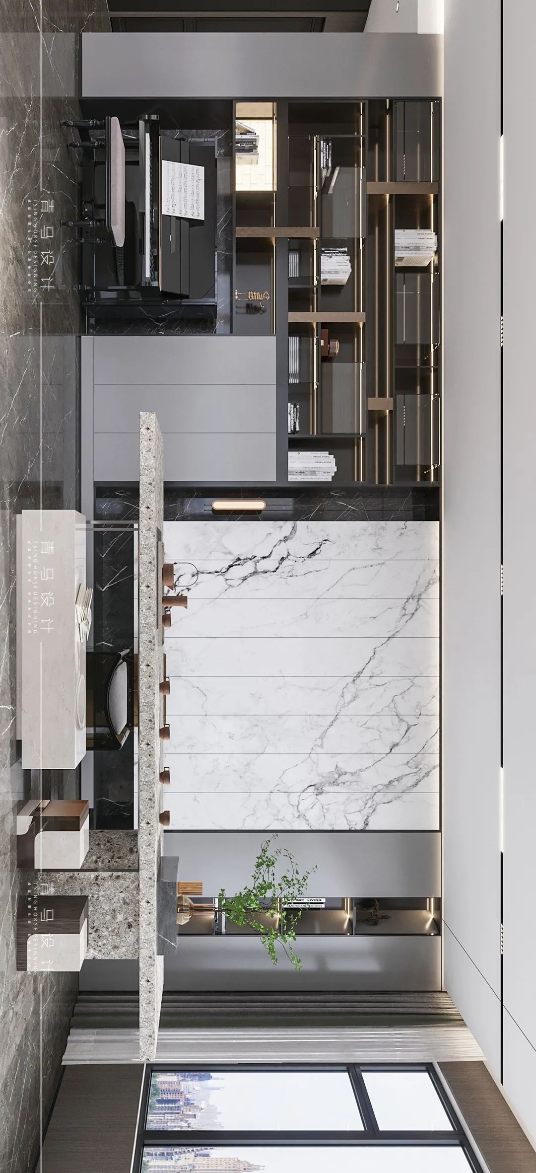 天水锦润华府300㎡现代简约家居丨中国天水丨青马别墅空间设计-44