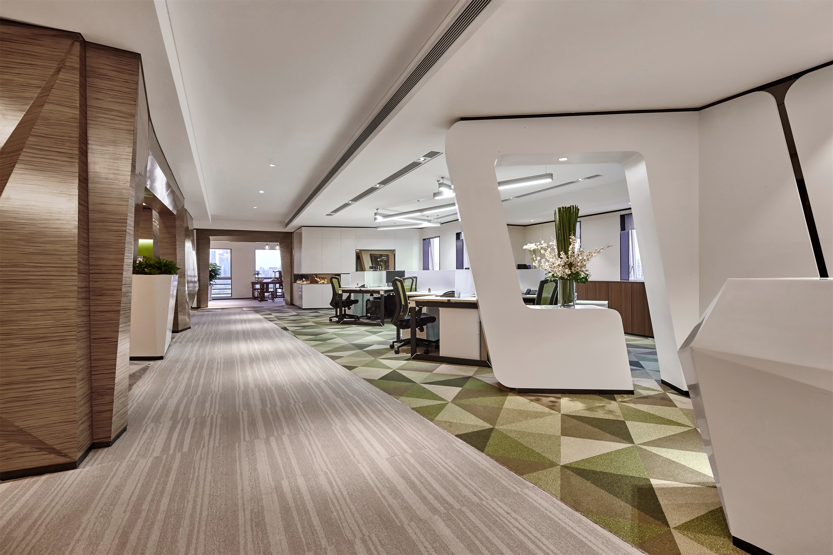 创域新作 | 简逸灵动之美——深圳国际商会大厦办公空间-12