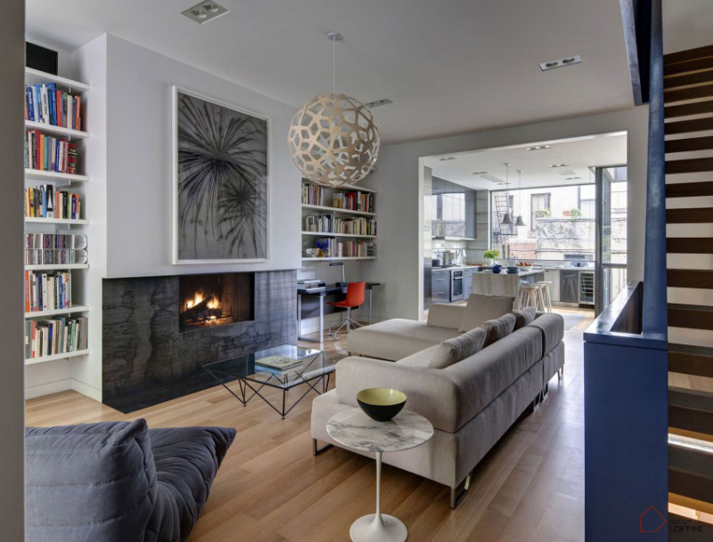 豪华别墅 现代风格布鲁克林State Street联排别墅-11