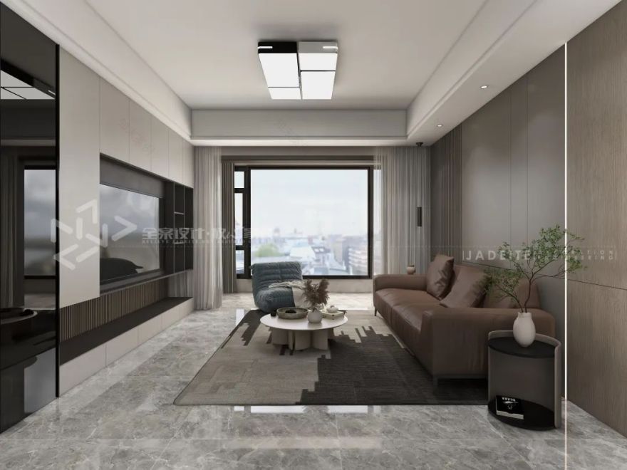 苏河鹭鸣135m²现代简约之家-53