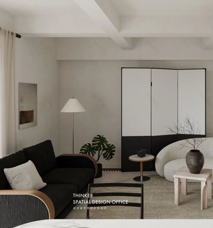 绿色密语 · 折衷自然风家居设计丨诗享家设计-36