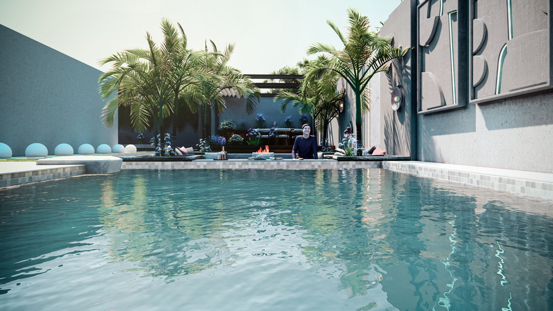 别墅后院设计-18